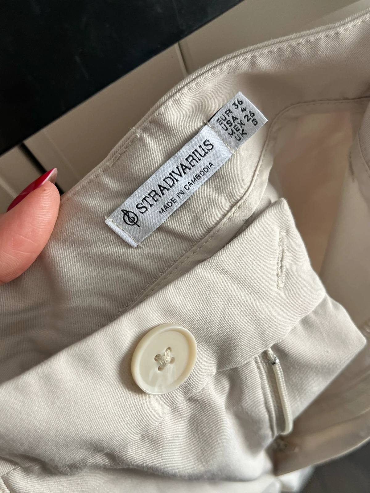 Stradivarius - Bež pantalone