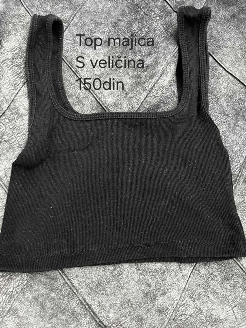 Crni top majica