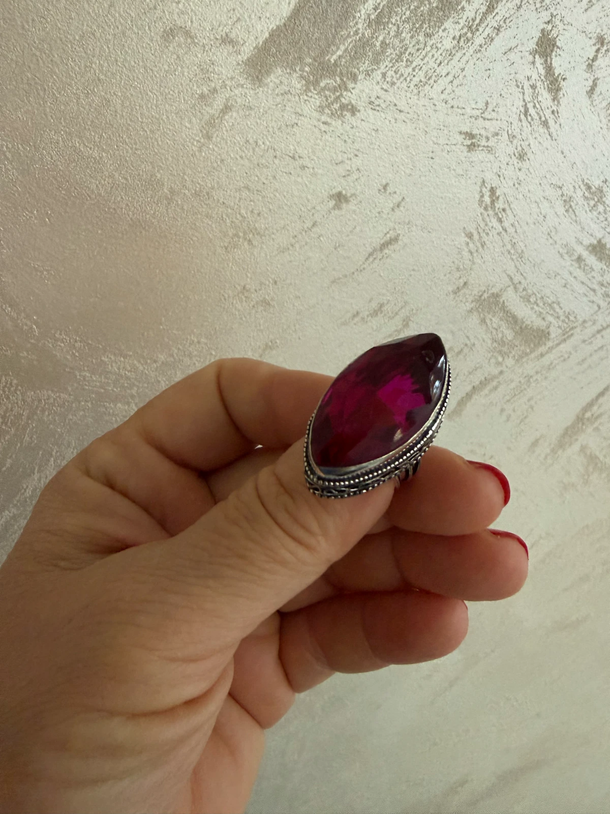 Prsten Pink topaz