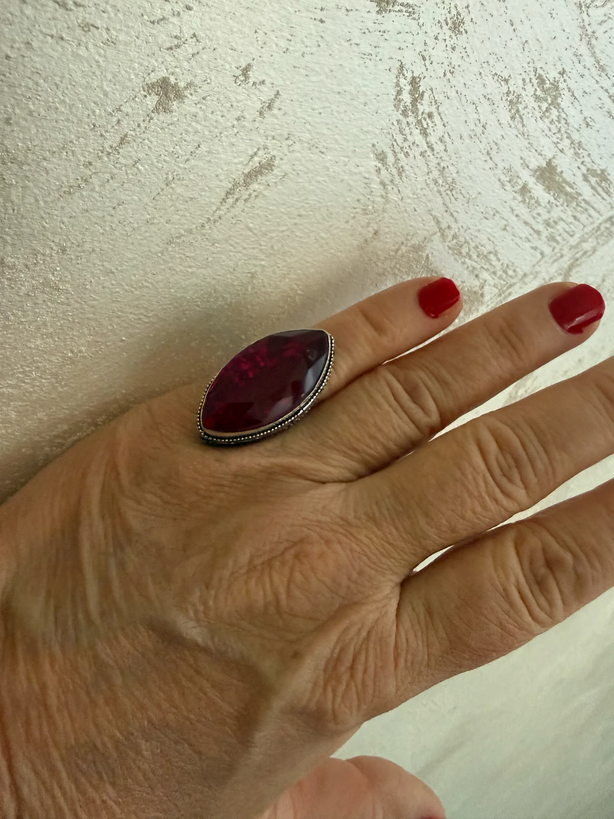 Prsten Pink topaz