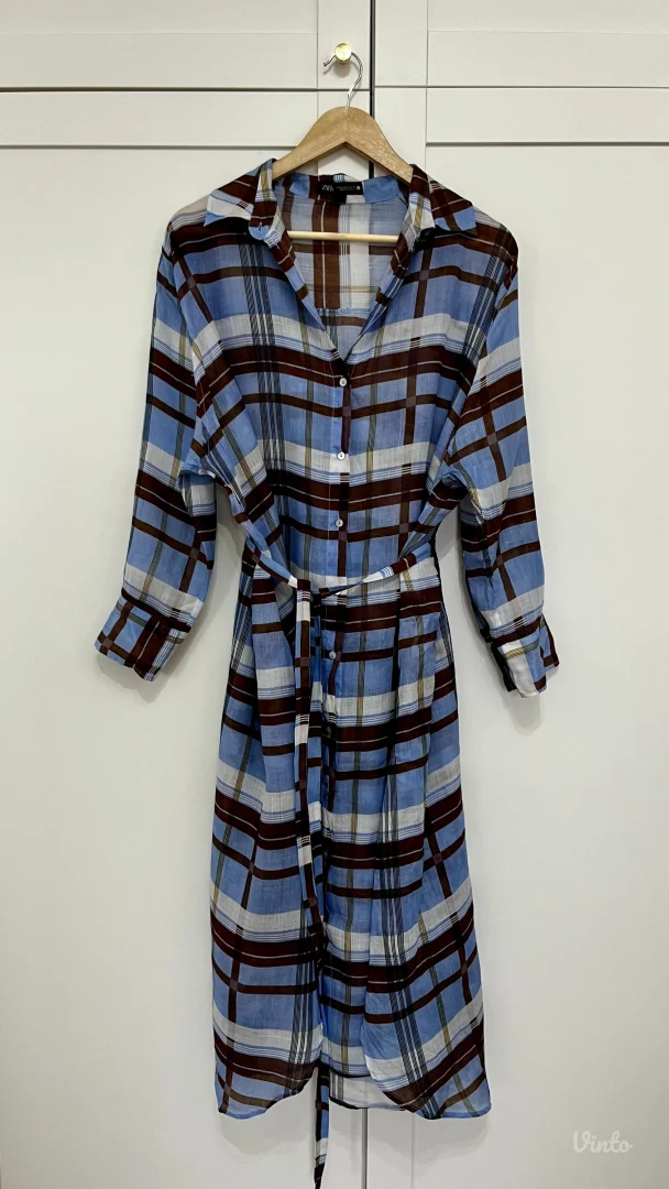 Zara košulja haljina od ramije