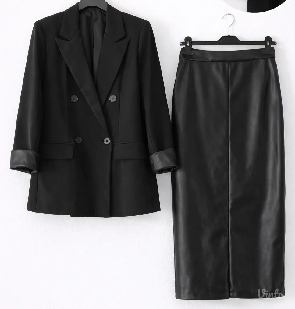 Sako uni s,m,l Novo 1800 Suknja kozna Novo midi s,m tanji l 1300