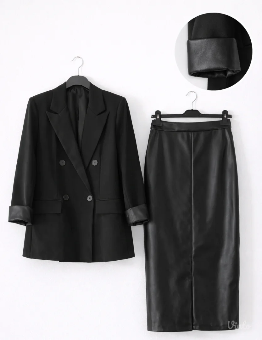 Sako uni s,m,l Novo 1800 Suknja kozna Novo midi s,m tanji l 1300