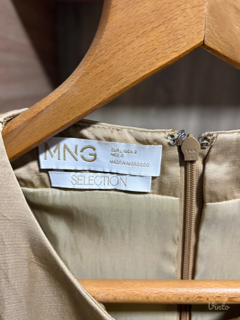 Mango haljina boje peska