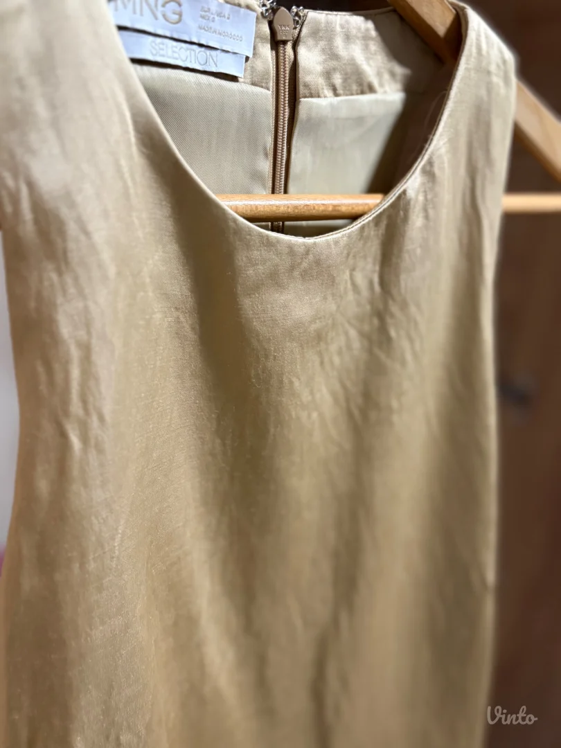 Mango haljina boje peska