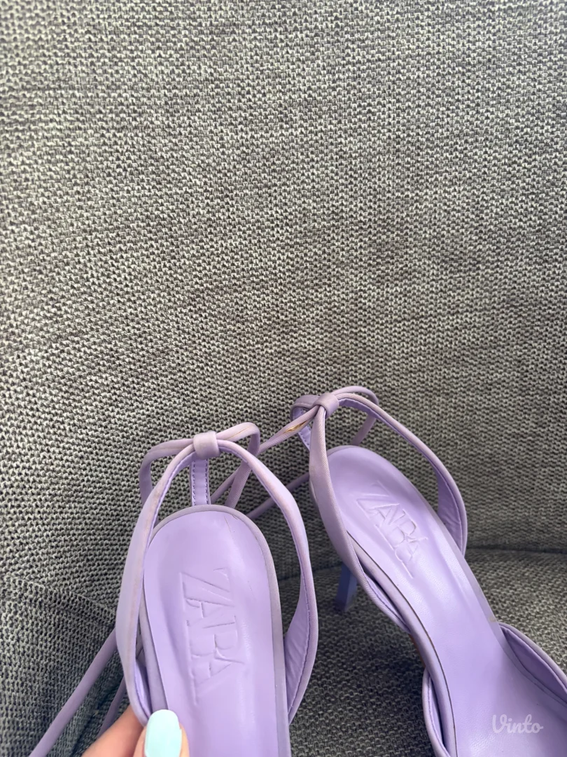 Ljubičaste Zara sandale