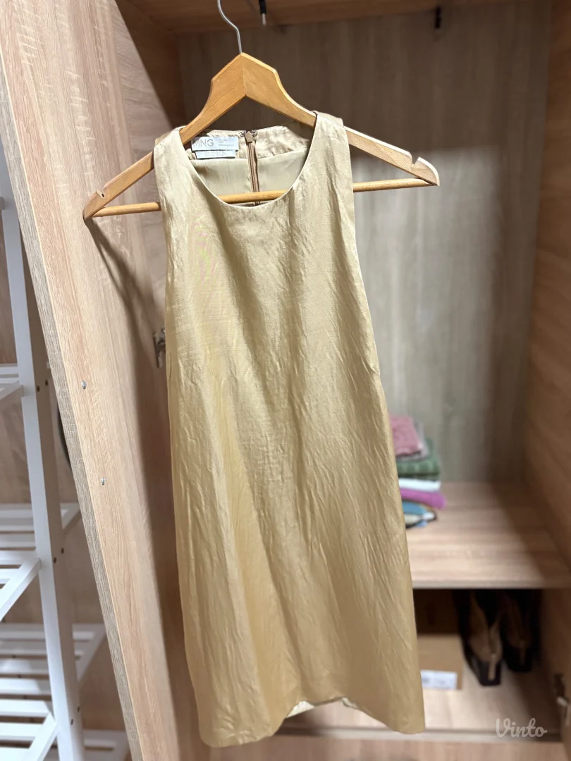 Mango haljina boje peska