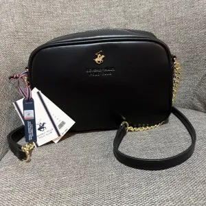 Crna torba Beverly Hills Polo Club sa etiketom