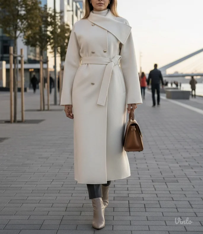 Kaput u krem boji, NOV