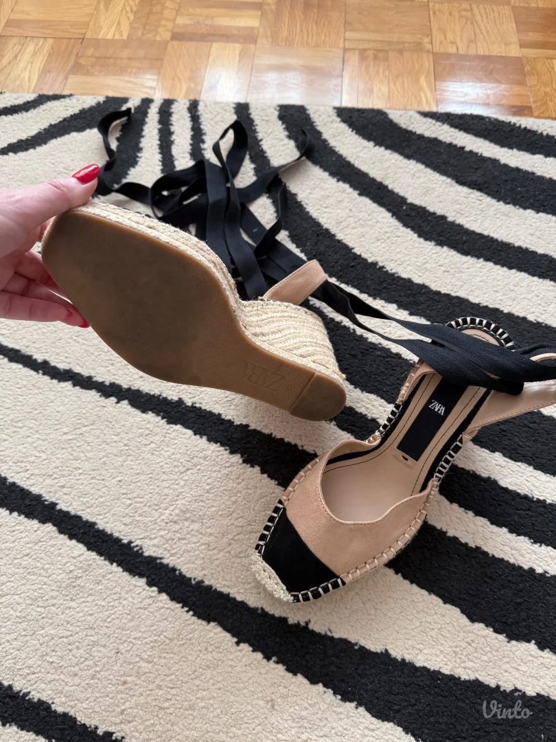 Zara espadrile 38 jednom nošene