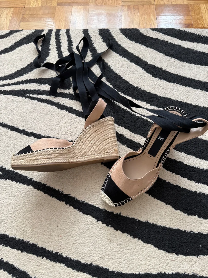 Zara espadrile 38 jednom nošene