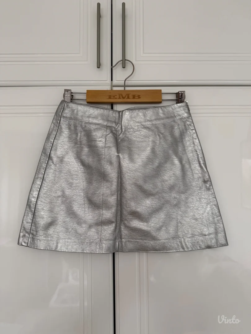 Zara metalik suknja XS