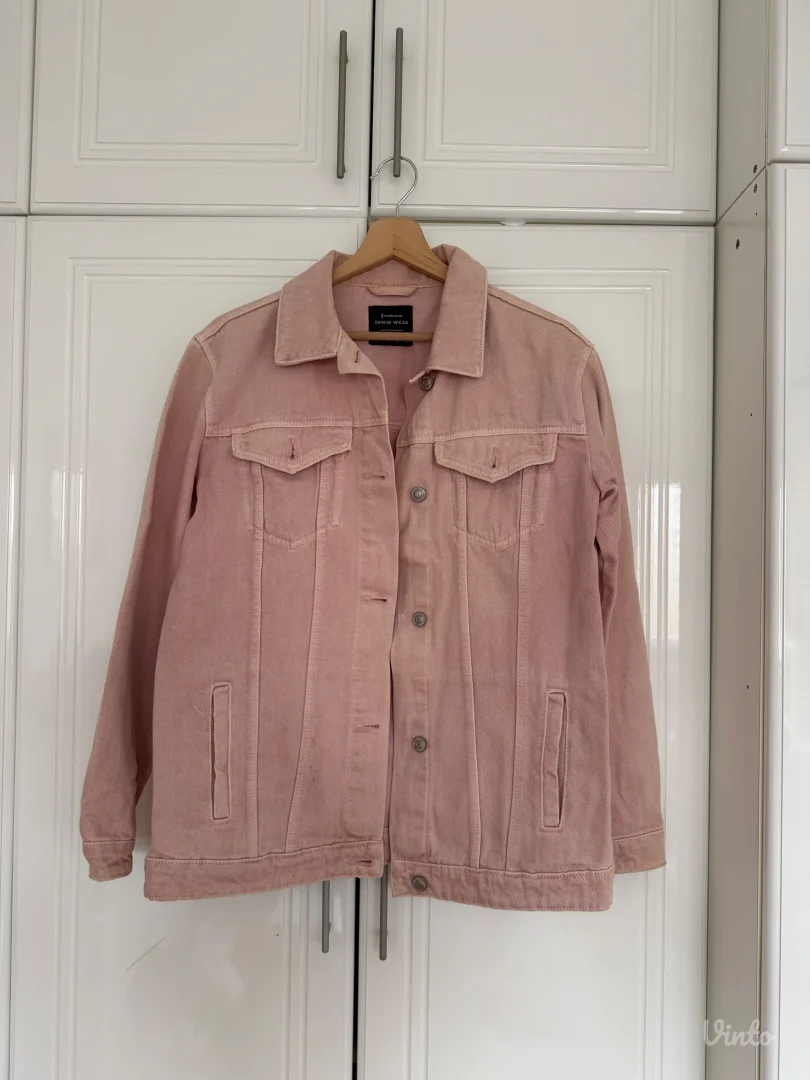 Roze Stradivarius teksas jakna, S