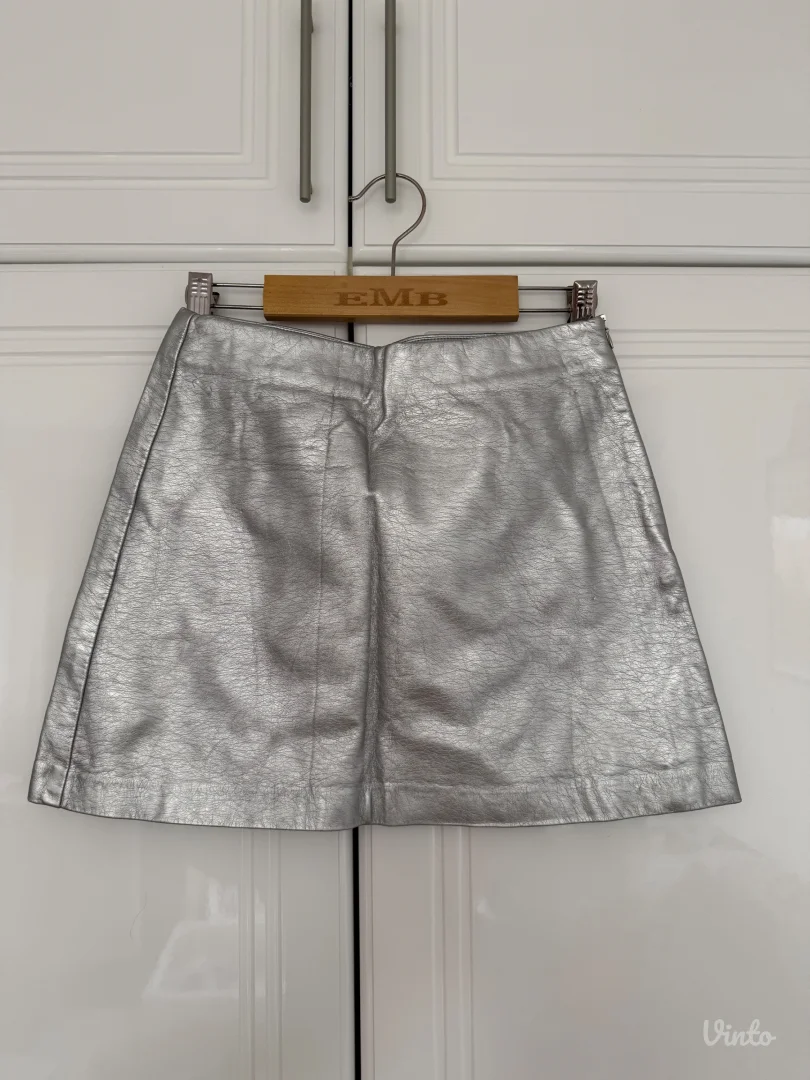 Zara metalik suknja XS