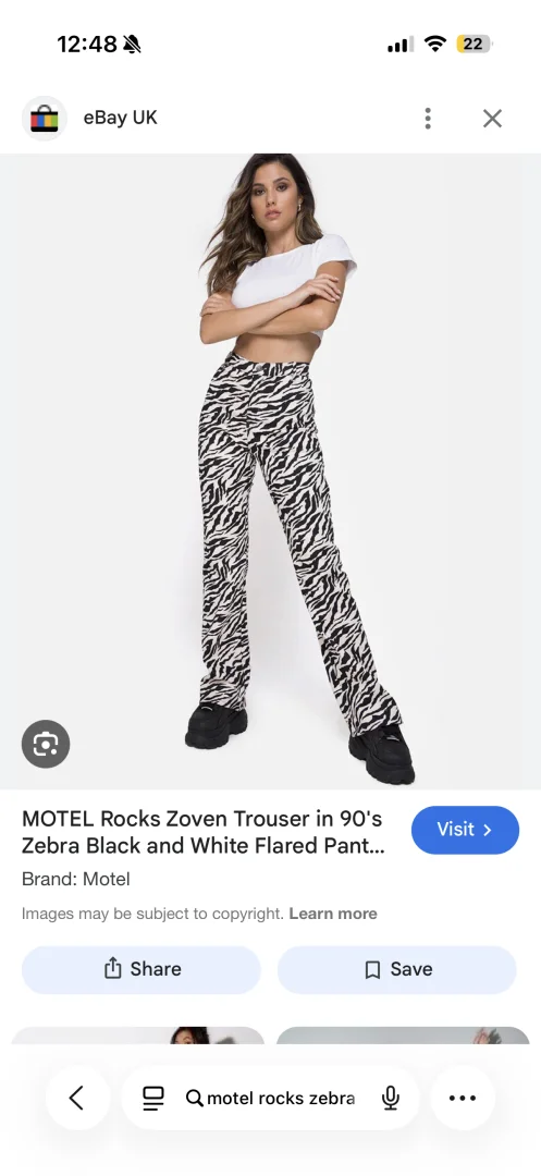 Motel Rocks pantalone XS