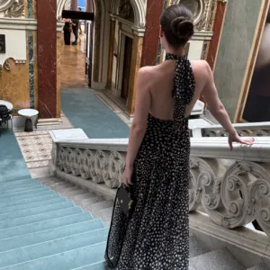 Zara duga haljina na tufnice, S