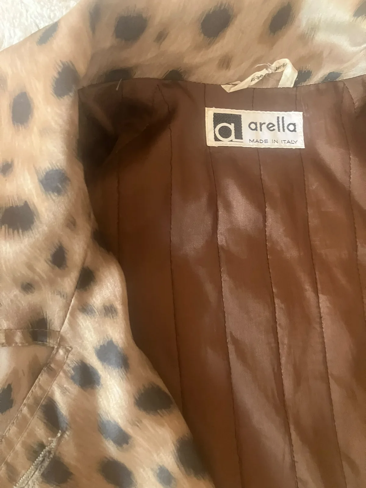 ARELLA ženski mantil – Leopard dezen – Made in Italy