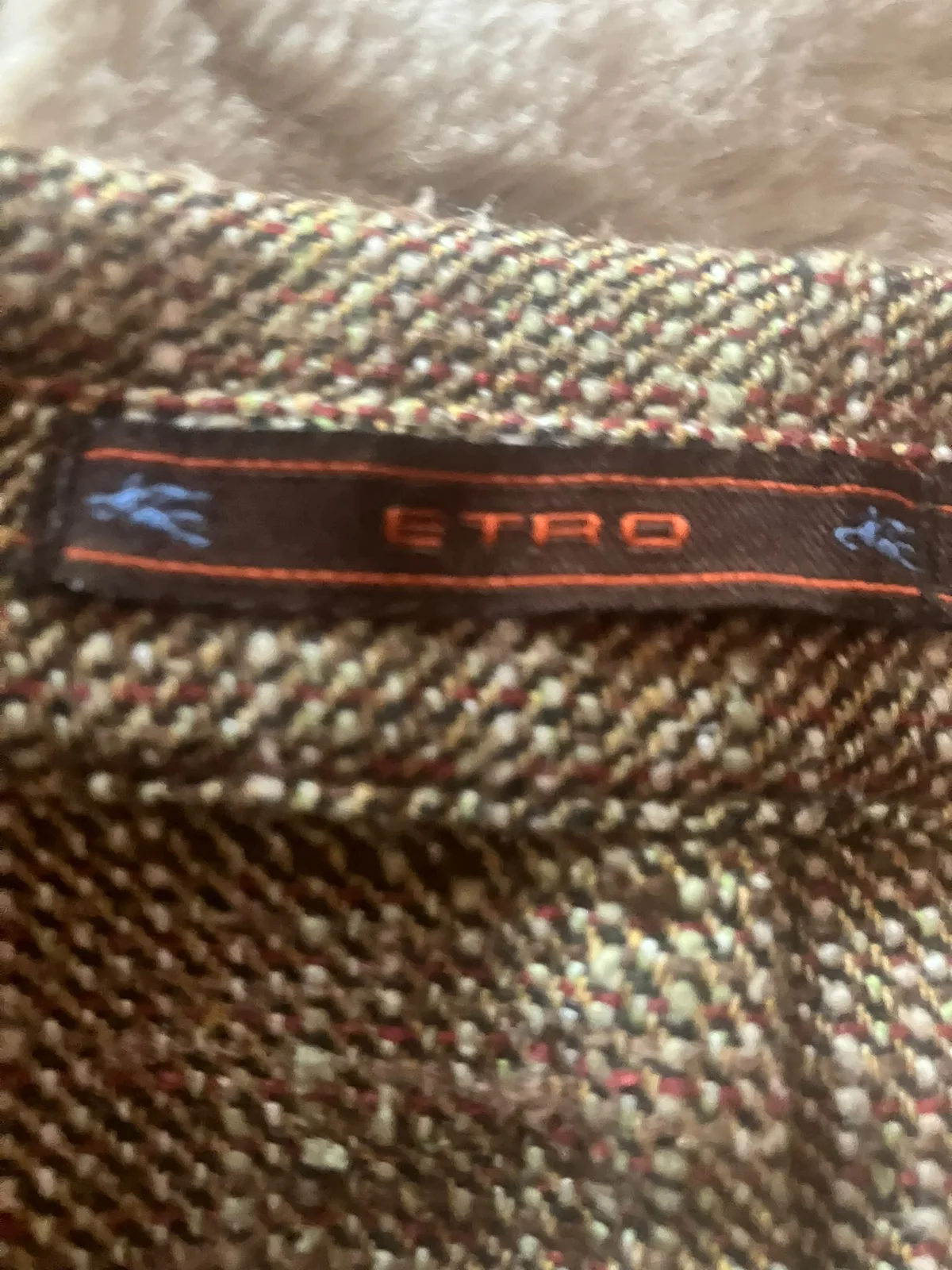 ETRO Milano original muški sako – svila/lan