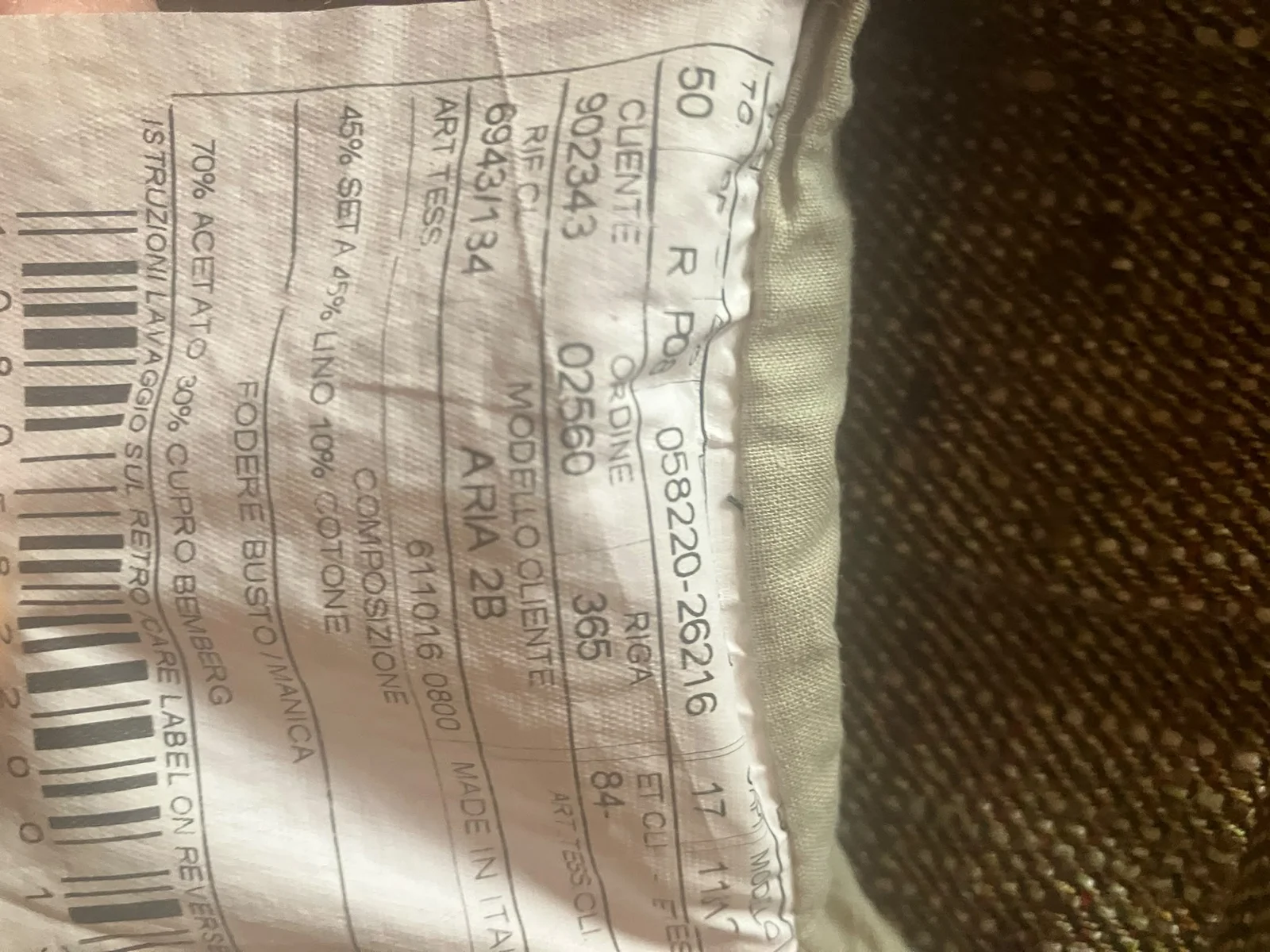 ETRO Milano original muški sako – svila/lan
