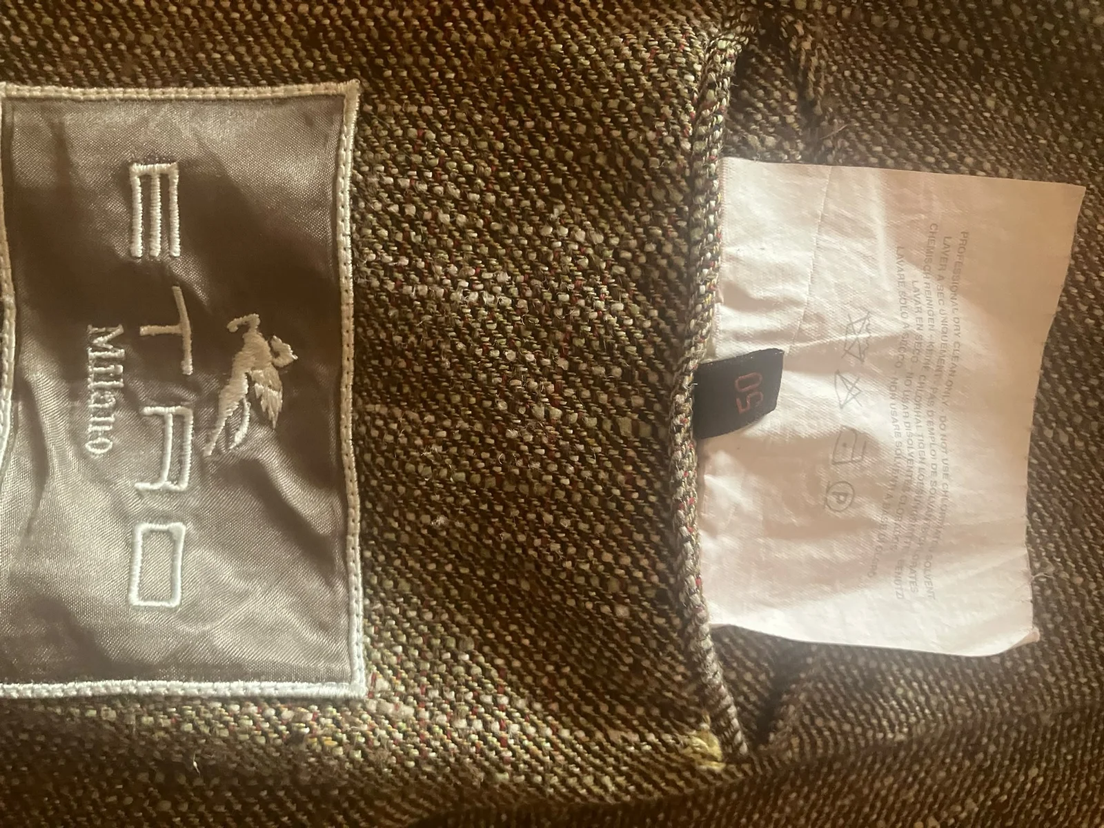 ETRO Milano original muški sako – svila/lan