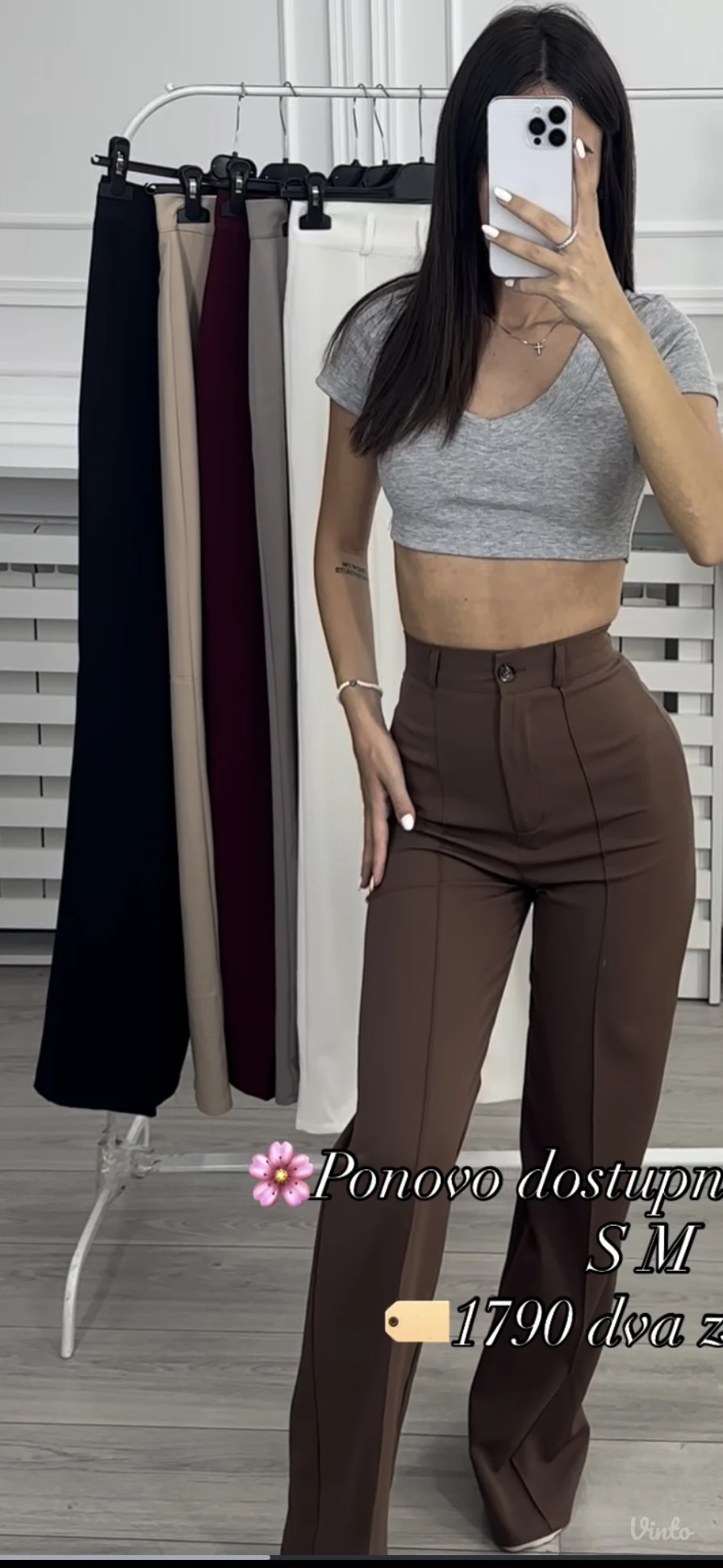 Pantalone Crne i Braon