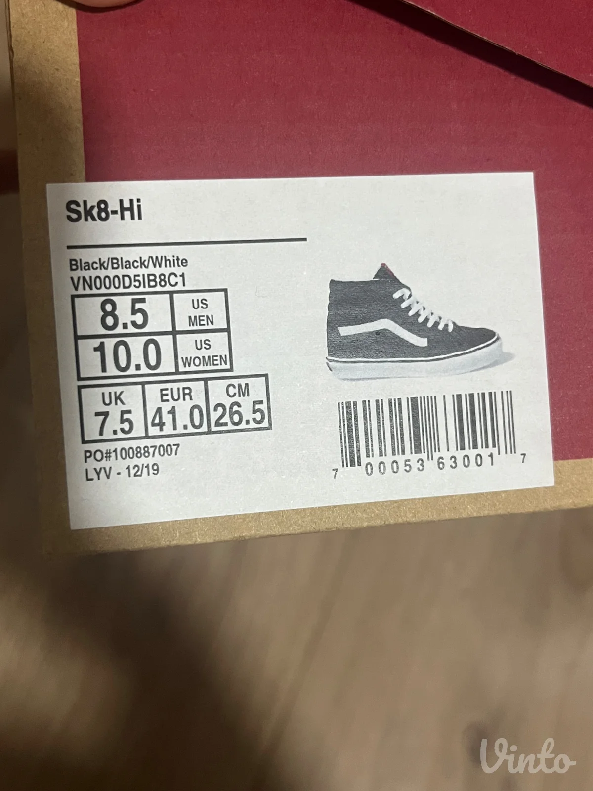 Vans duboke patike