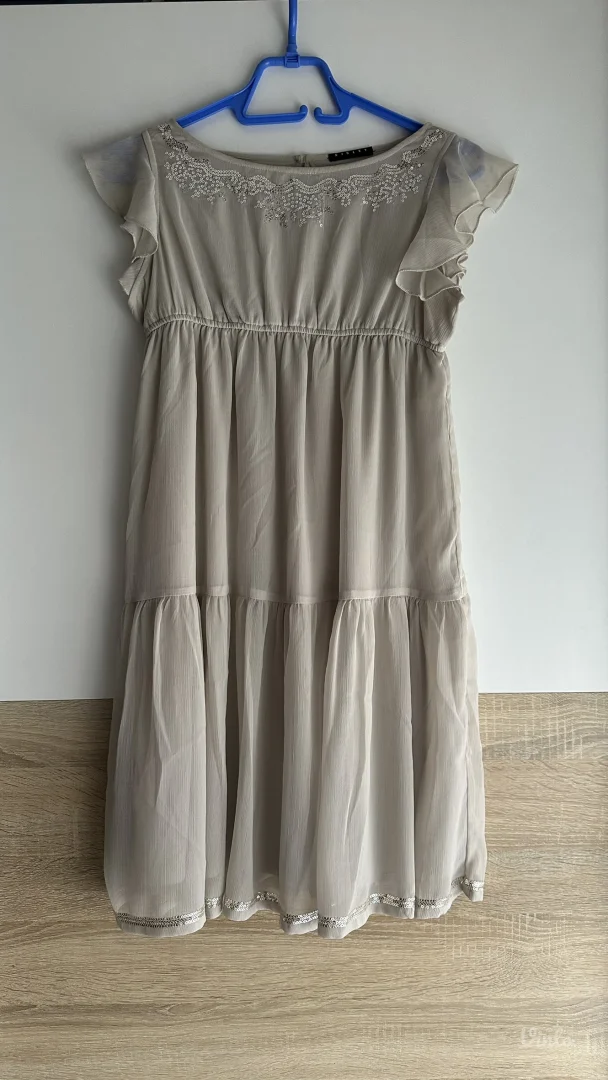 sisley - bež haljina za devojčice