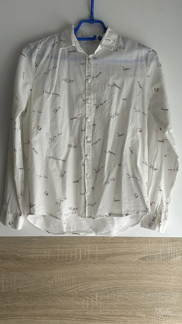 bela pamučna košulja - waikiki