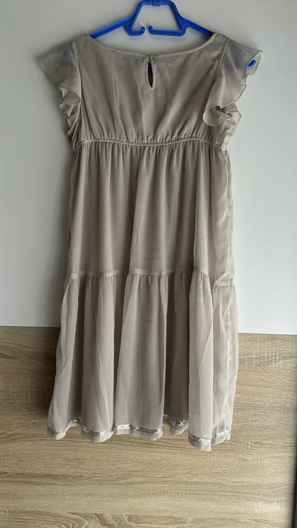 sisley - bež haljina za devojčice