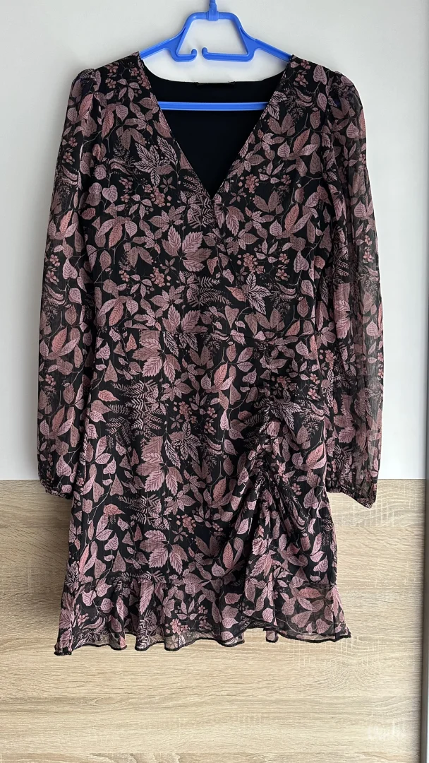 crno-roze haljina - sinsay