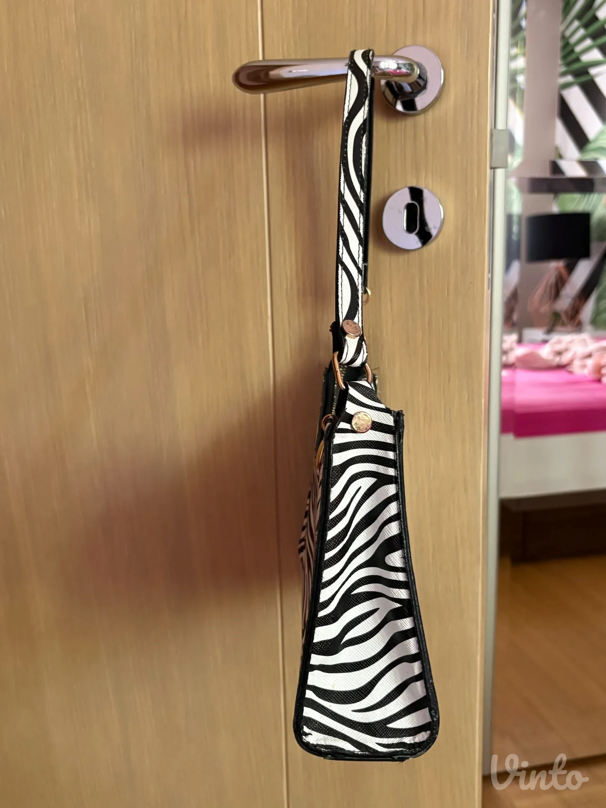 Zebra print torbica