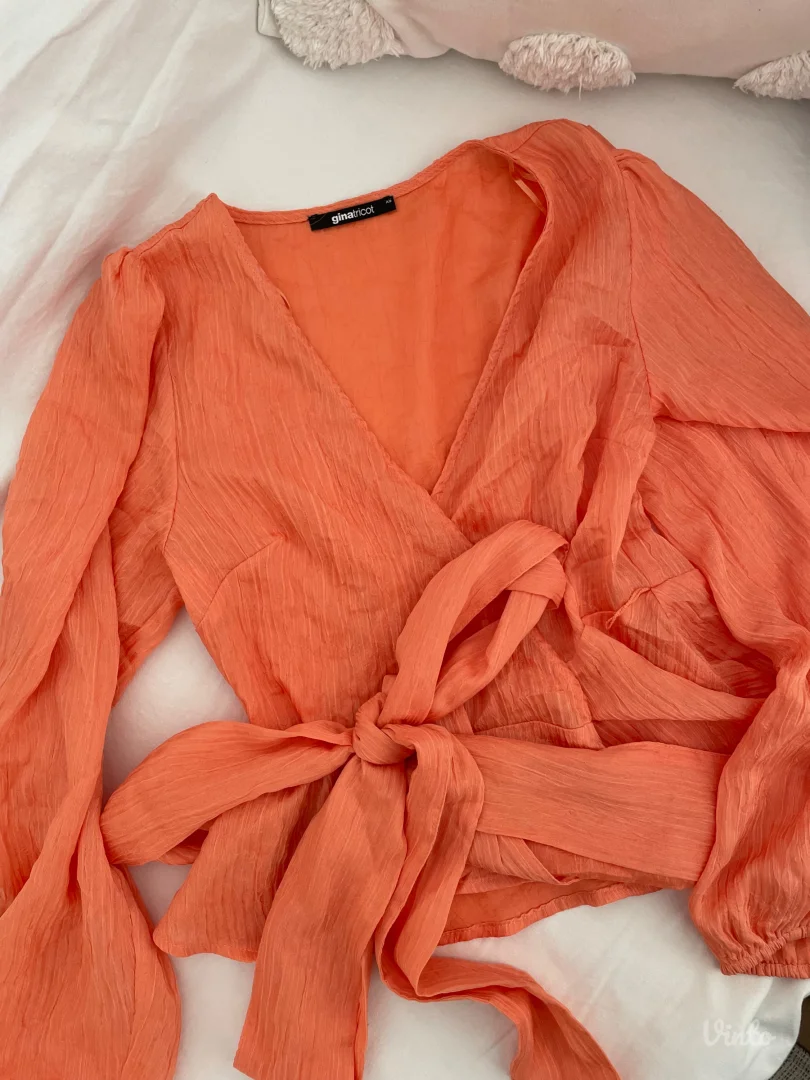 Gina Tricot - Bluza na preklop (XS)