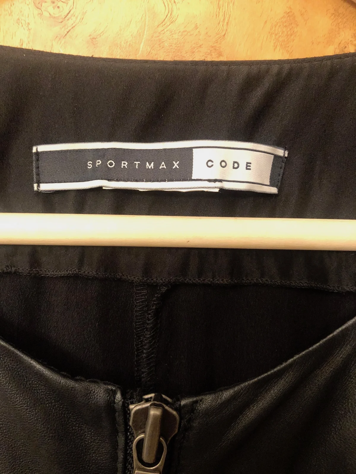Haljina SPORTMAX platno- koza