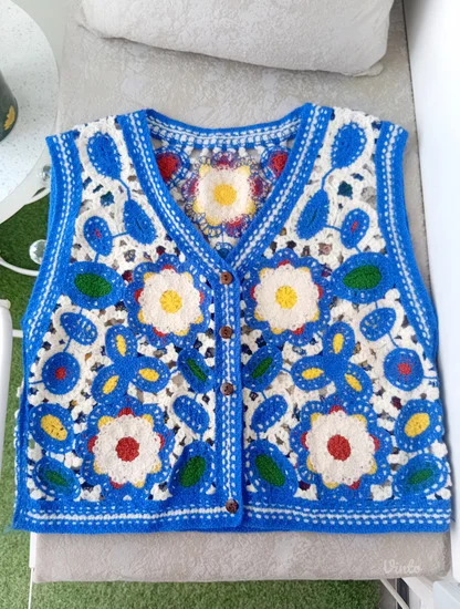 Retro Koncan Prsluk/Top NOVO