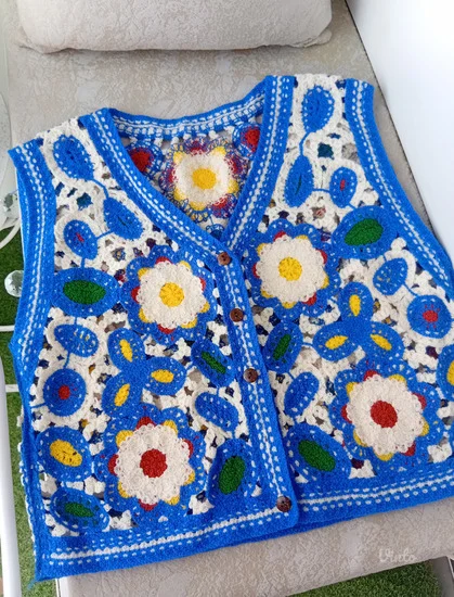 Retro Koncan Prsluk/Top NOVO