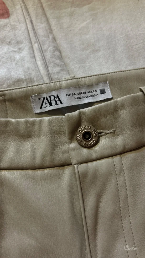 Zara kozne pantalone