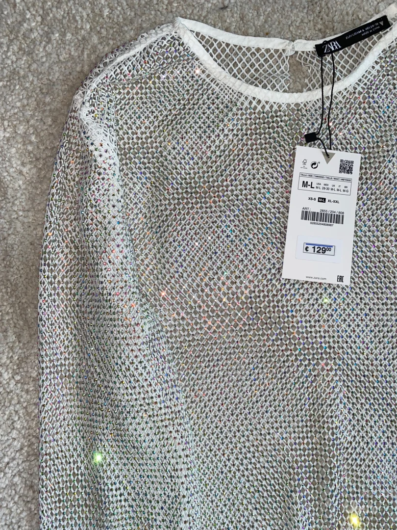 Zara rhinestone haljina