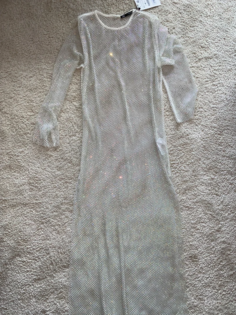 Zara rhinestone haljina