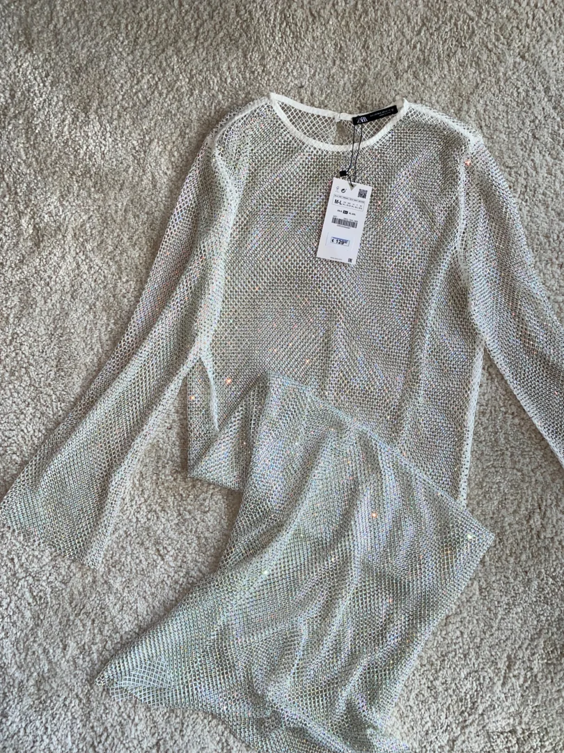 Zara rhinestone haljina