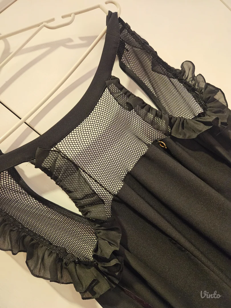 Crna elegantma haljina