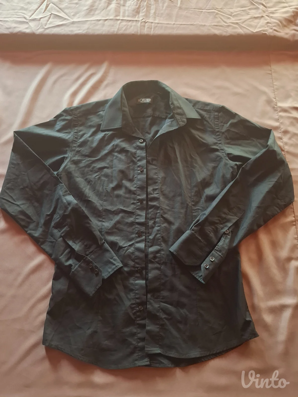 Konstantin Muska crna elegantna kosulja M