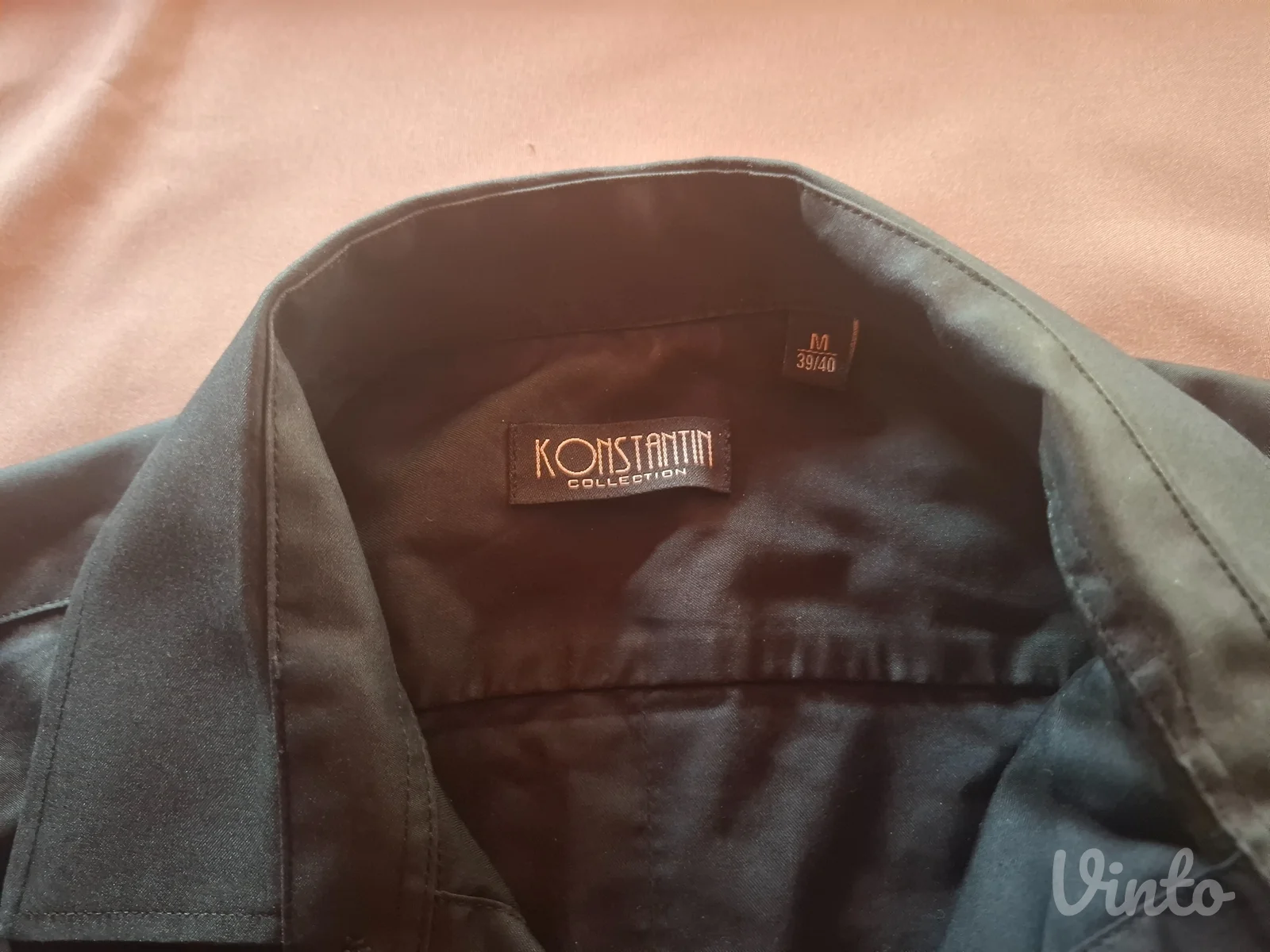 Konstantin Muska crna elegantna kosulja M