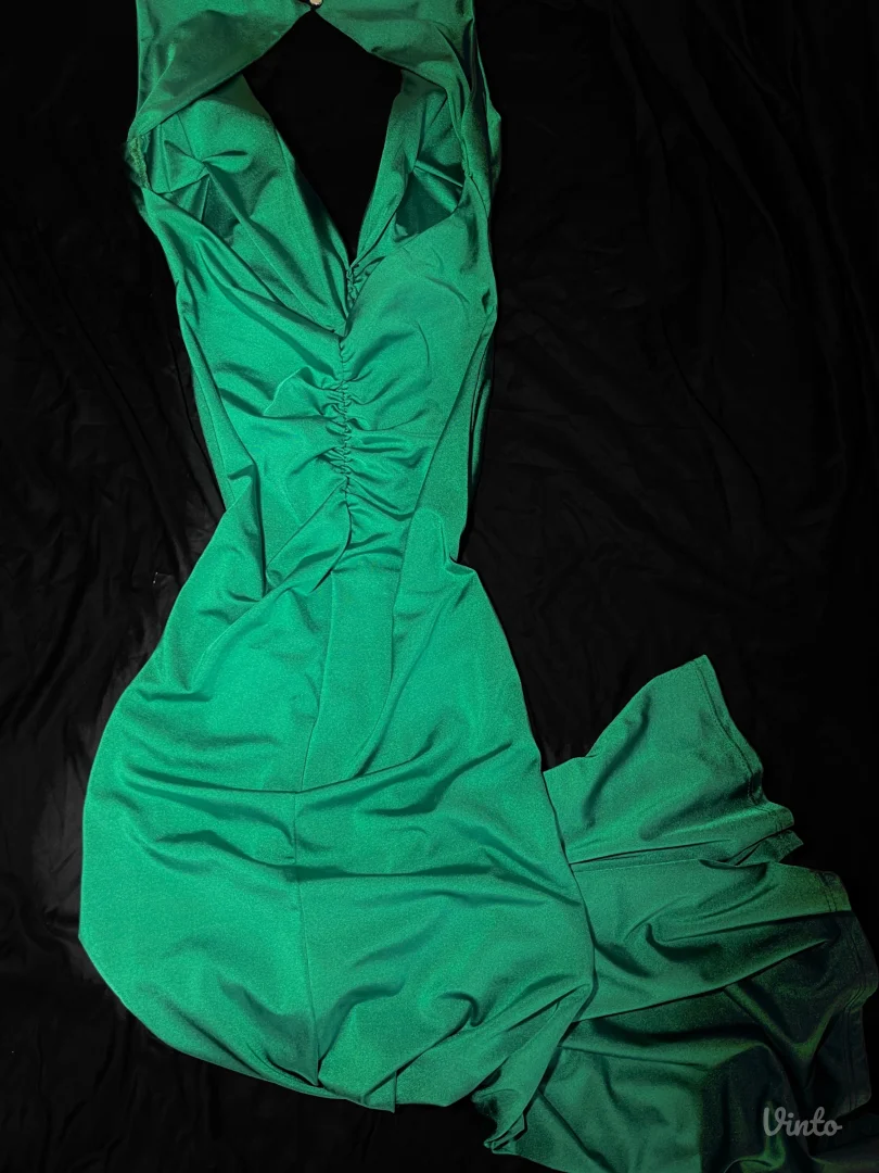 Maxi haljina sa otvorenim leðima UNI