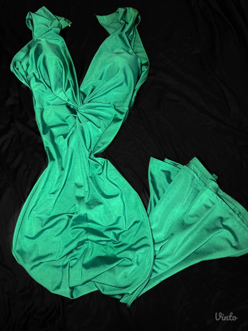 Maxi haljina sa otvorenim leðima UNI