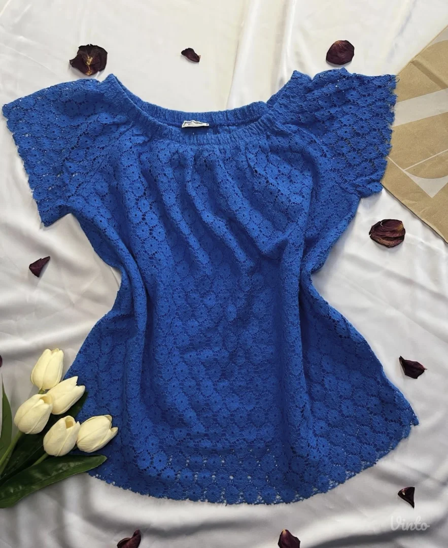 NOVA Pimkie čipkana majica S/M