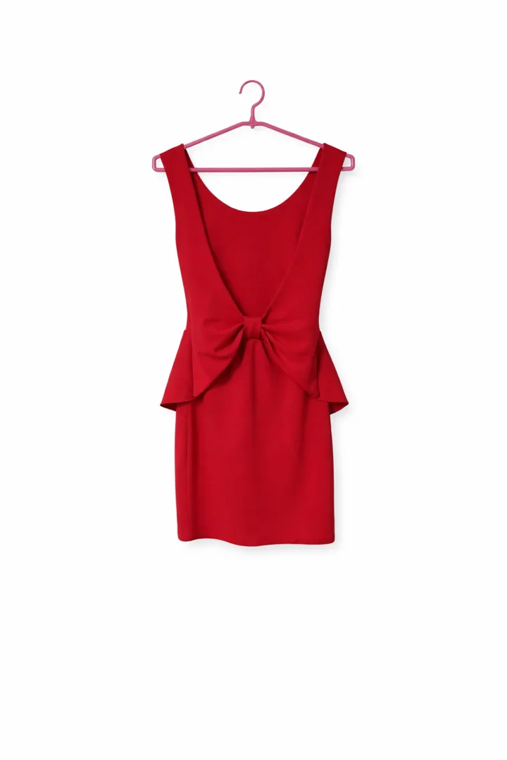Kratka crvena haljina