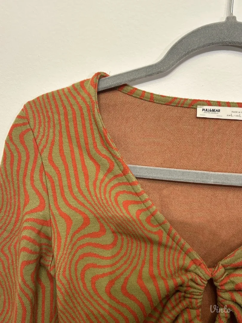 PULL&BEAR - Štrikani top 70s chic