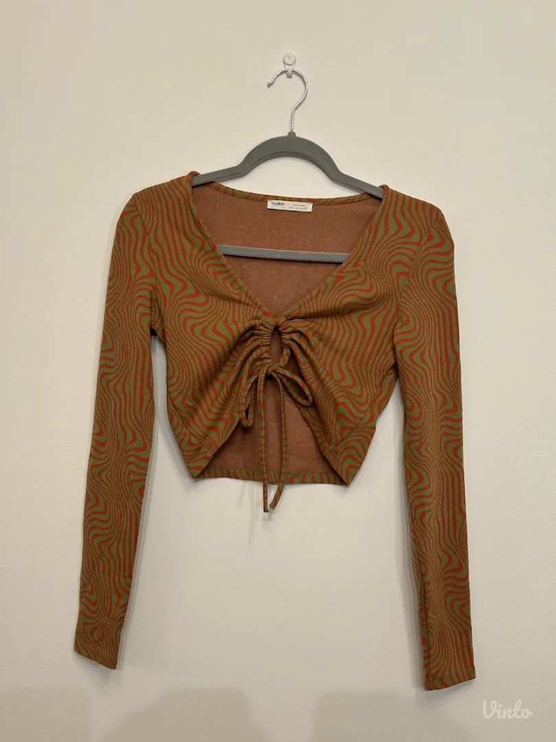 PULL&BEAR - Štrikani top 70s chic