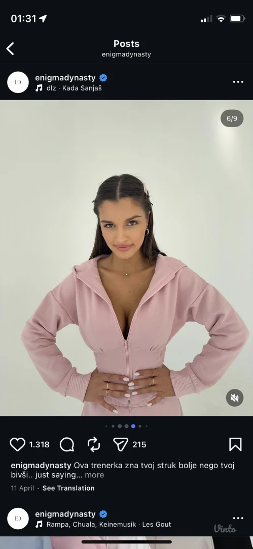 enigma strukirana trenerka