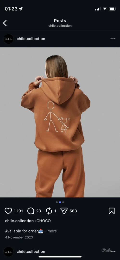 Chile trenerka braon M